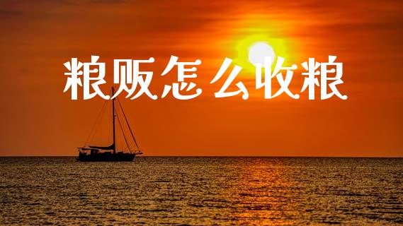 粮贩怎么收粮_https://m.qdlswl.com_恒生指数直播喊单_第1张