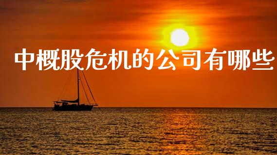 中概股危机的公司有哪些_https://m.qdlswl.com_恒指德指直播室_第1张