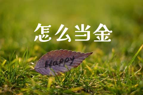 怎么当金_https://m.qdlswl.com_纳指直播_第1张