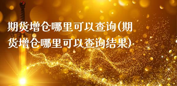 期货增仓哪里可以查询(期货增仓哪里可以查询结果)_https://m.qdlswl.com_恒生指数直播喊单_第1张