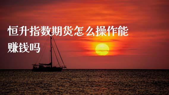 恒升指数期货怎么操作能 赚钱吗_https://m.qdlswl.com_恒指德指直播室_第1张