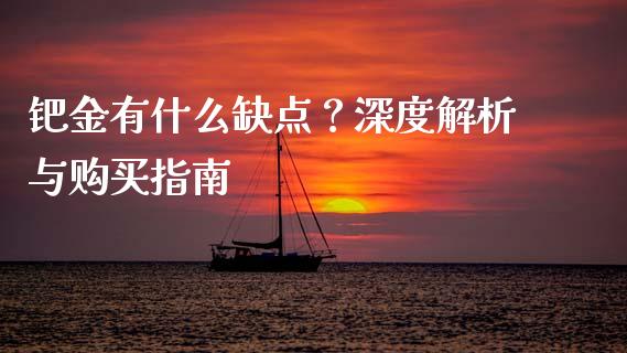 钯金有什么缺点？深度解析与购买指南_https://m.qdlswl.com_恒指在线直播间_第1张