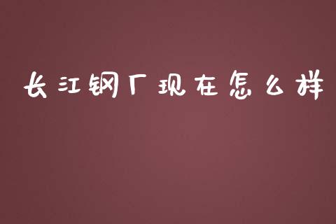 长江钢厂现在怎么样_https://m.qdlswl.com_恒生指数直播喊单_第1张