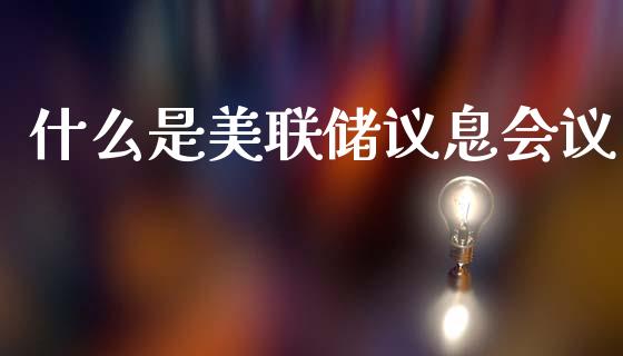 什么是美联储议息会议_https://m.qdlswl.com_恒生指数直播喊单_第1张