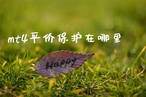 mt4平价保护在哪里_https://m.qdlswl.com_恒指在线直播间_第1张
