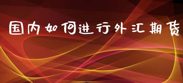 国内如何进行外汇期货_https://m.qdlswl.com_纳指直播_第1张