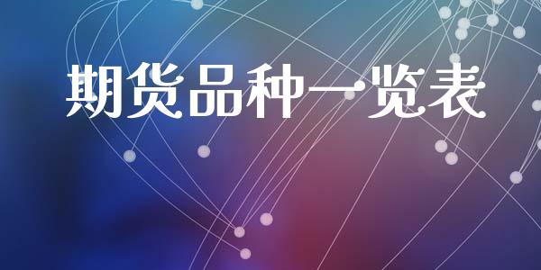 期货品种一览表_https://m.qdlswl.com_恒指德指直播室_第1张