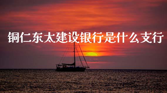 铜仁东太建设银行是什么支行_https://m.qdlswl.com_恒指在线直播间_第1张