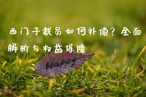 西门子裁员如何补偿？全面解析与权益保障_https://m.qdlswl.com_恒指在线直播间_第1张