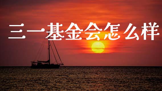 三一基金会怎么样_https://m.qdlswl.com_恒生指数直播喊单_第1张