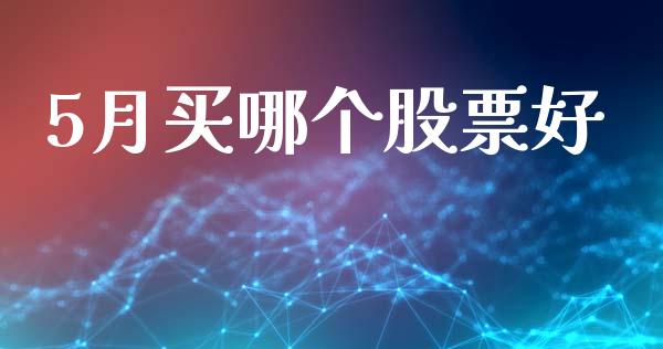 5月买哪个股票好_https://m.qdlswl.com_恒生指数直播喊单_第1张