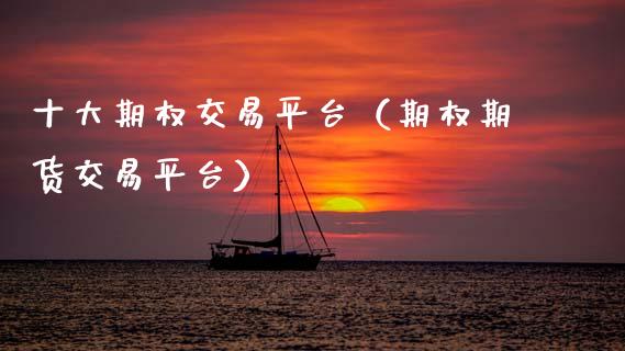 十大期权交易平台（期权期货交易平台）_https://m.qdlswl.com_恒指德指直播室_第1张