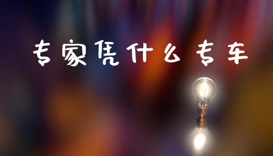 专家凭什么专车_https://m.qdlswl.com_恒生指数直播喊单_第1张