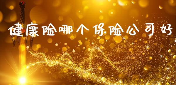 健康险哪个保险公司好_https://m.qdlswl.com_恒指德指直播室_第1张