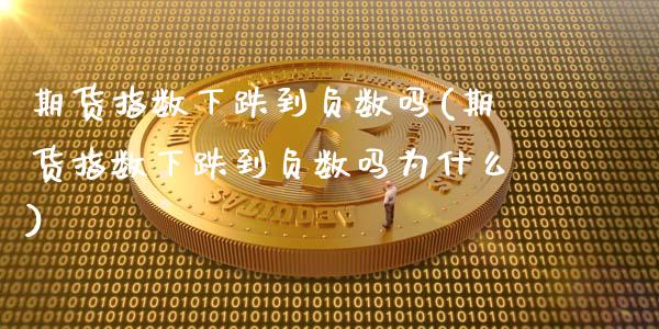 期货指数下跌到负数吗(期货指数下跌到负数吗为什么)_https://m.qdlswl.com_纳指直播_第1张