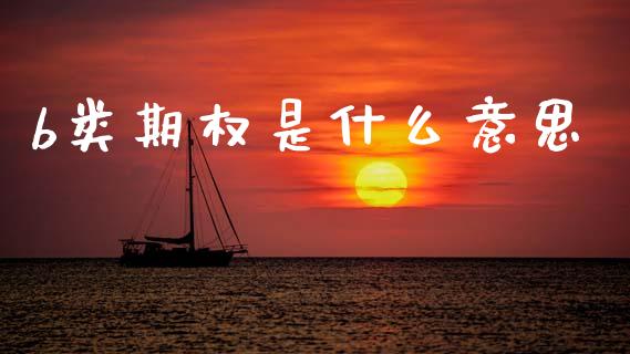 b类期权是什么意思_https://m.qdlswl.com_纳指直播_第1张
