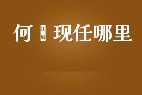 何飚现任哪里_https://m.qdlswl.com_恒生指数直播喊单_第1张