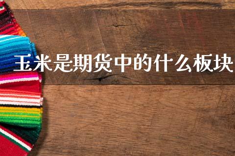玉米是期货中的什么板块_https://m.qdlswl.com_纳指直播_第1张