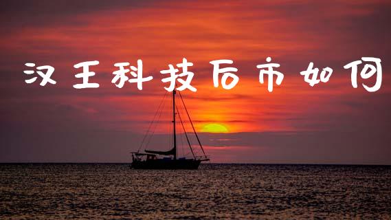 汉王科技后市如何_https://m.qdlswl.com_纳指直播_第1张
