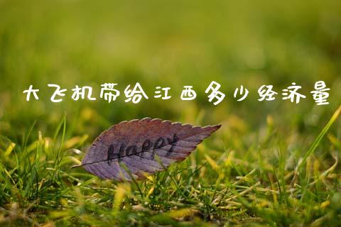 大飞机带给江西多少经济量_https://m.qdlswl.com_纳指直播_第1张