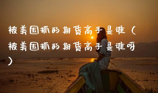 被美国抓的期货高手是谁（被美国抓的期货高手是谁呀）_https://m.qdlswl.com_恒指德指直播室_第1张