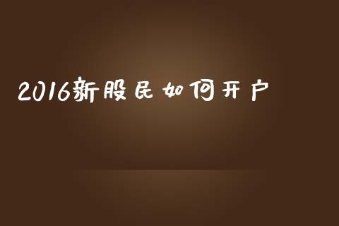 2016新股民如何开户_https://m.qdlswl.com_纳指直播_第1张
