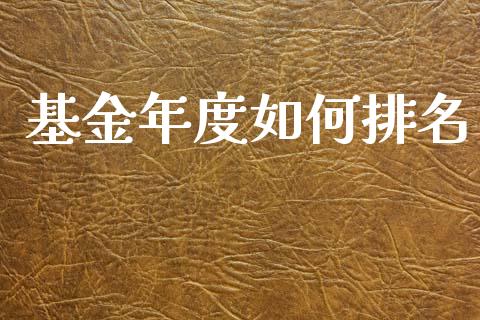 基金年度如何排名_https://m.qdlswl.com_恒指在线直播间_第1张
