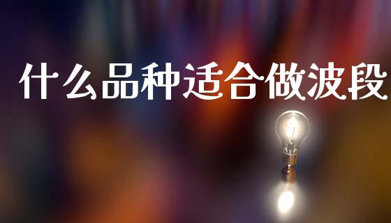 什么品种适合做波段_https://m.qdlswl.com_恒生指数直播喊单_第1张