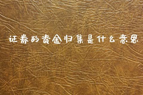 证券的资金归集是什么意思_纳指直播_第1张_恒生指数直播喊单_恒指在线直播间_恒指德指直播室_纳指直播 证券的资金归集是什么意思_https://m.qdlswl.com_纳指直播_第1张