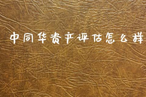 中同华资产评估怎么样_https://m.qdlswl.com_恒指德指直播室_第1张