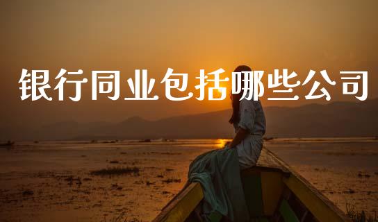 银行同业包括哪些公司_https://m.qdlswl.com_恒指德指直播室_第1张