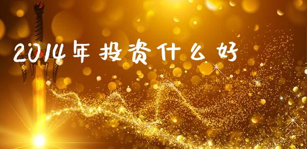 2014年投资什么好_https://m.qdlswl.com_恒指德指直播室_第1张