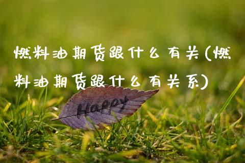 燃料油期货跟什么有关(燃料油期货跟什么有关系)_https://m.qdlswl.com_恒生指数直播喊单_第1张