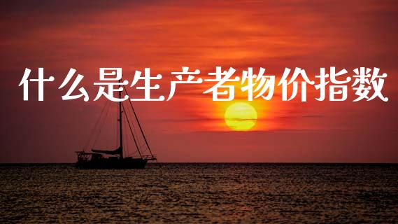 什么是生产者物价指数_https://m.qdlswl.com_纳指直播_第1张