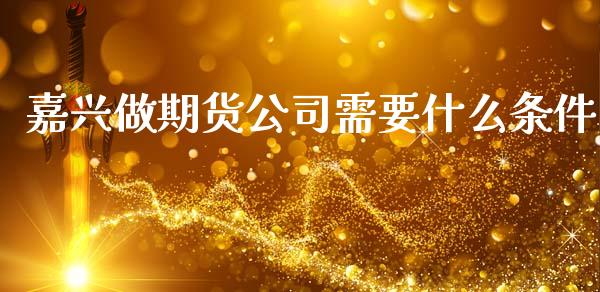 嘉兴做期货公司需要什么条件_https://m.qdlswl.com_恒生指数直播喊单_第1张