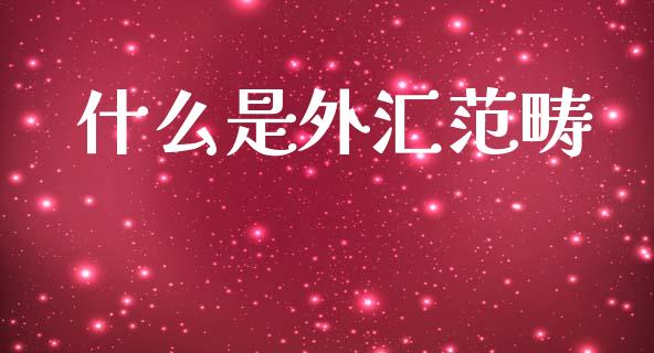 什么是外汇范畴_https://m.qdlswl.com_恒指在线直播间_第1张