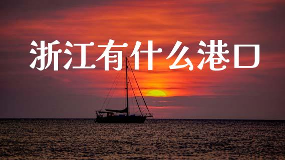 浙江有什么港口_https://m.qdlswl.com_恒生指数直播喊单_第1张