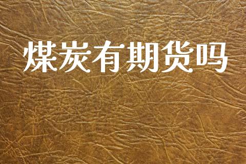 煤炭有期货吗_https://m.qdlswl.com_纳指直播_第1张